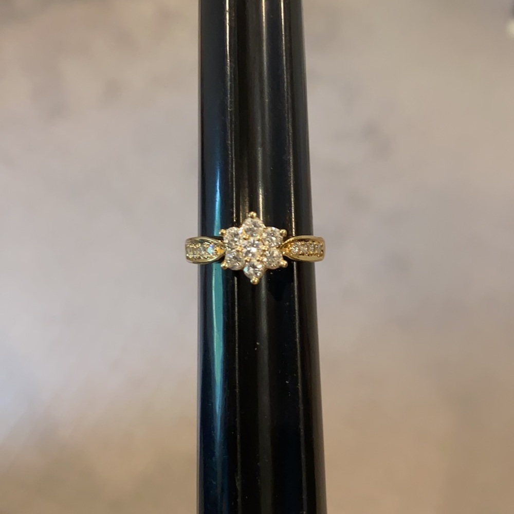 14K and diamond ring